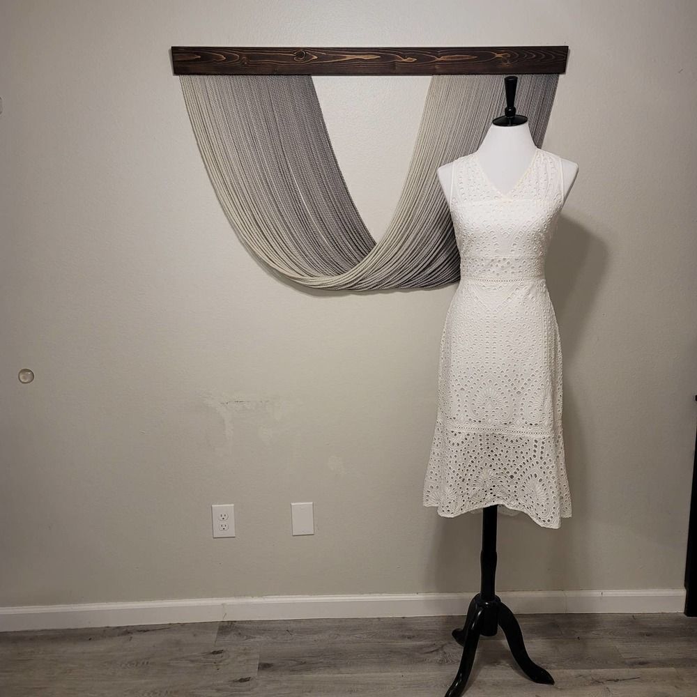 NSR Keyhole Lace High Low Dress Sz M